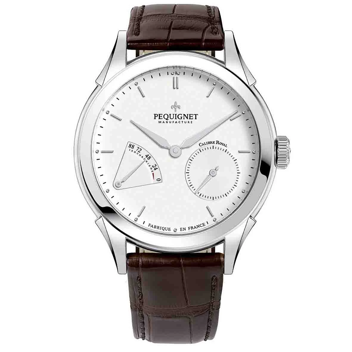 Montre Pequignet Royale Origine Automatique Cadran Blanc - 9010133-CM