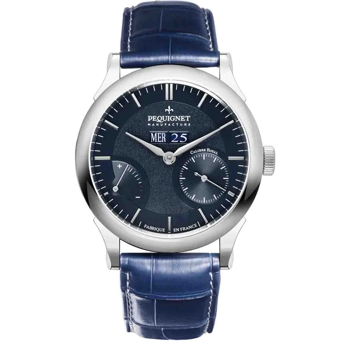 Montre Pequignet Royale Paris Automatique Cadran Bleu - 9007273