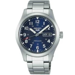 Montre Seiko 5 - Cadran Bleu - 39.4 Mm - SRPG29K1