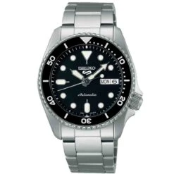 Montre Seiko 5 - Cadran Noir - 38 Mm - SRPK29K1
