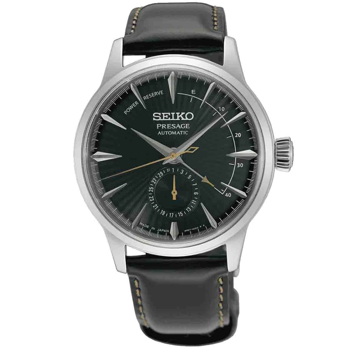 Montre Seiko Presage - Mockingbird Cocktail SSA459J1 Cadran Vert - 41 Mm