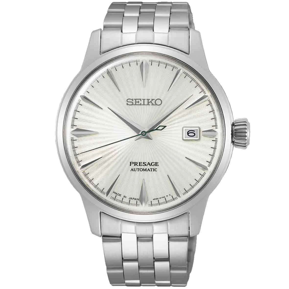 Montre Seiko Presage SRPG23J1 Cadran Argent - 40,5 Mm