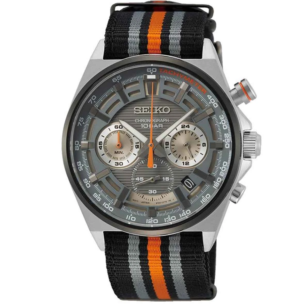 Montre Seiko Sport Quartz Cadran Gris 41.6 Mm - SSB403P1