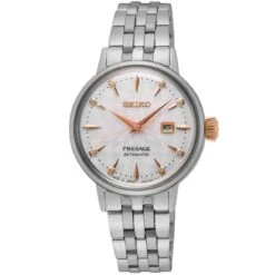 Seiko Presage Cocktail SRE009J1 Cadran Nacré Blanc - 28 Mm