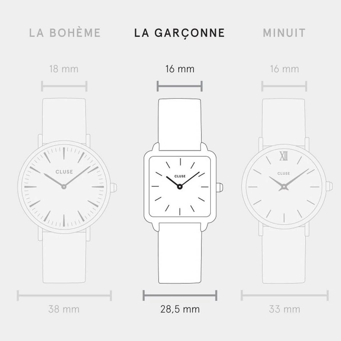 Cluse Tétragone Silver Mesh/White - 28.5 Mm - CW0101207003 – Image 5