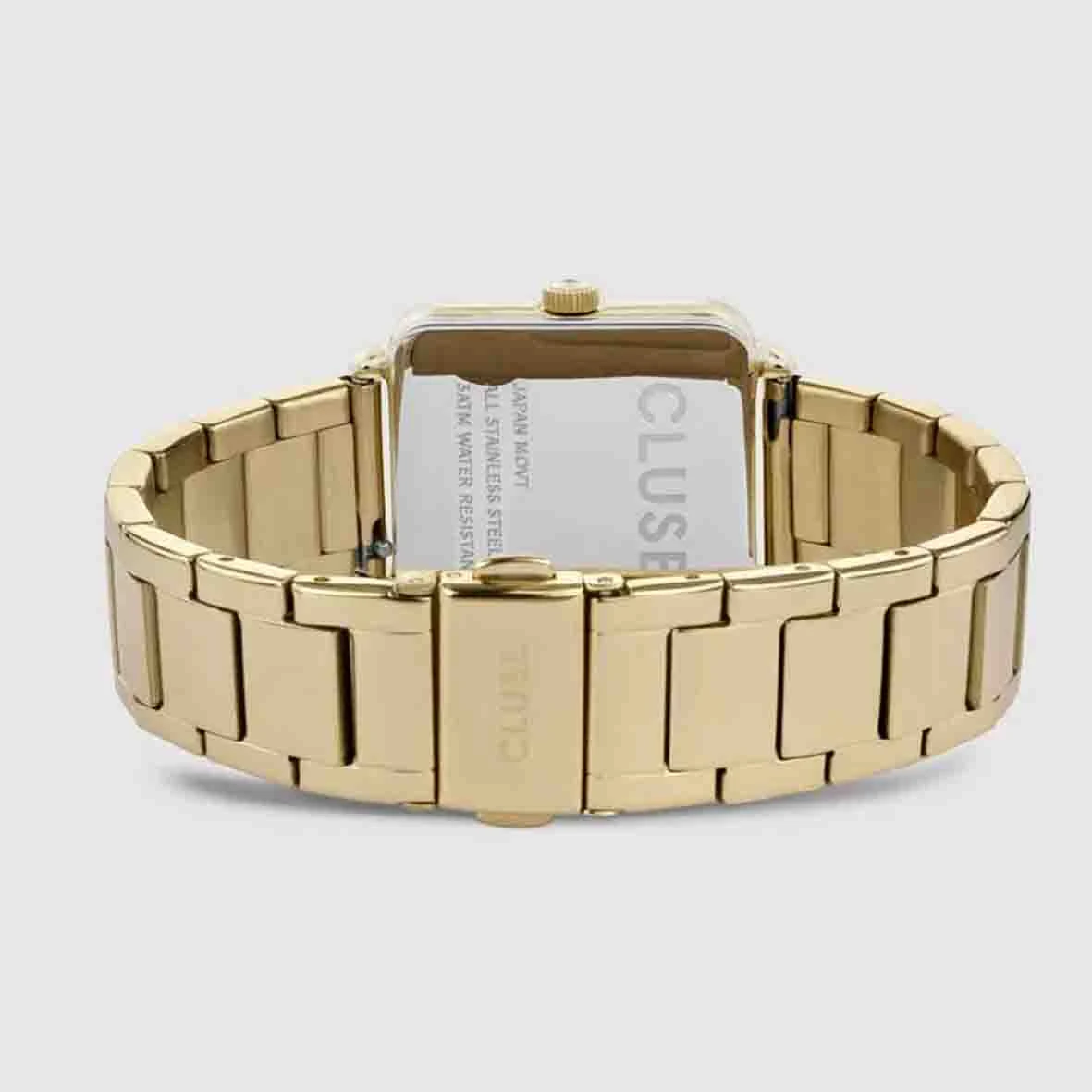 Cluse Tétragone Watch Steel Stones Green, Gold Colour - 28 Mm - CW10311 – Image 4